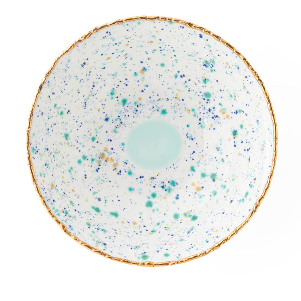 Blue Marble Salad Bowl