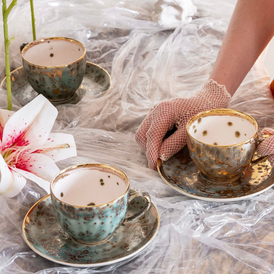 Michelangelo Teacup & Saucer