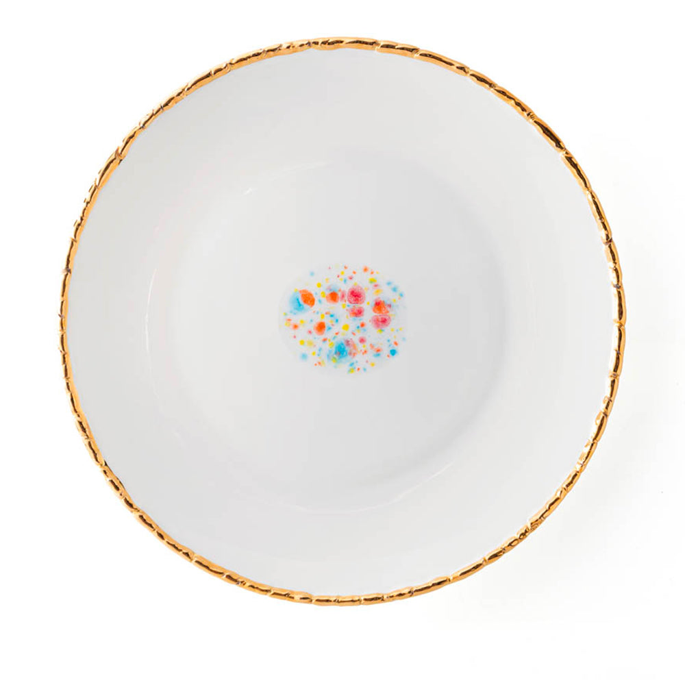 Confetti Dinner Coupe Plate