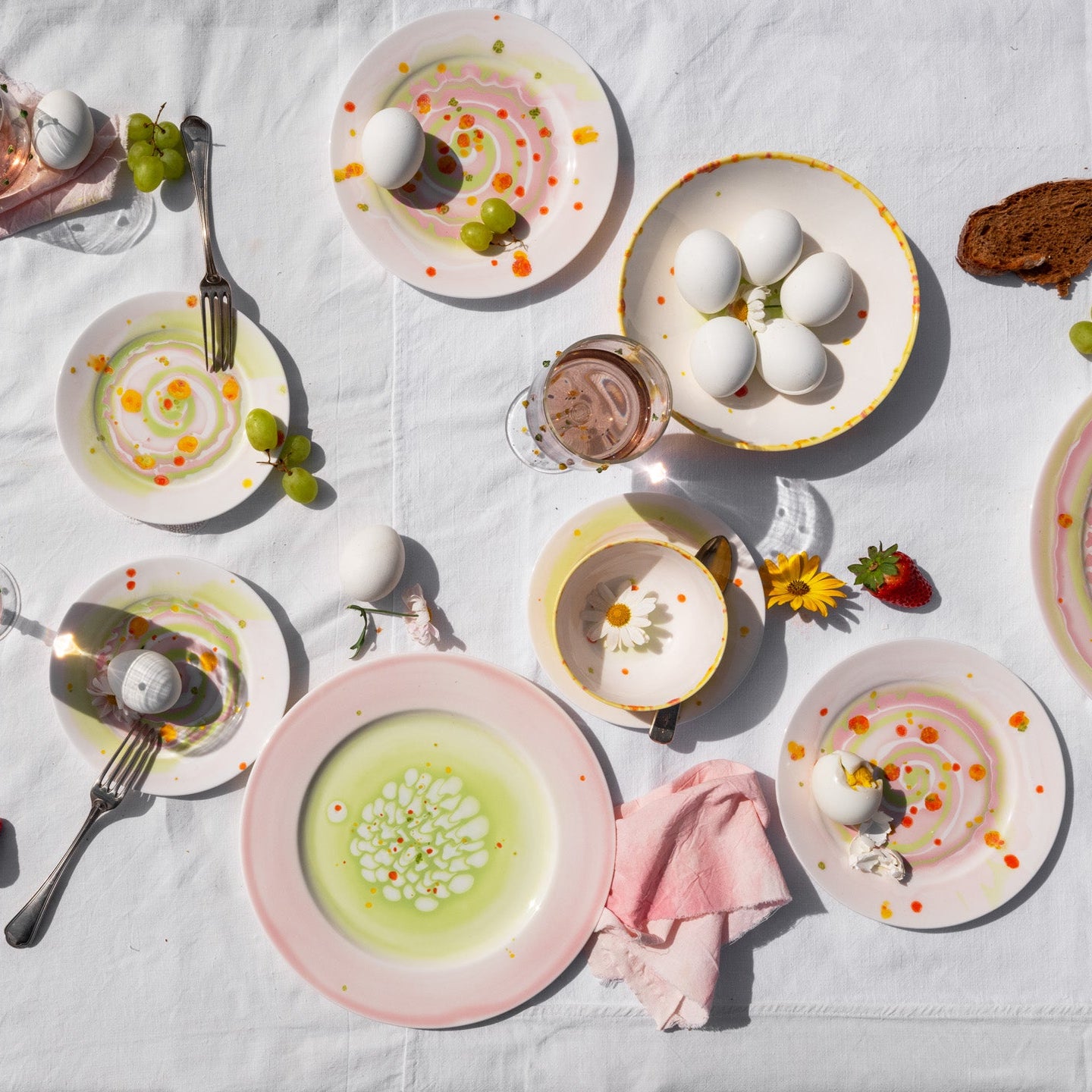 Spring Soup Coupe Plate