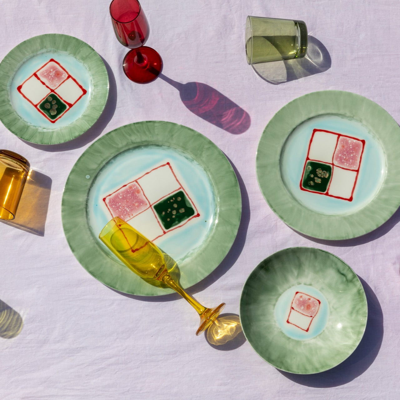 Jade Soup Coupe Plate