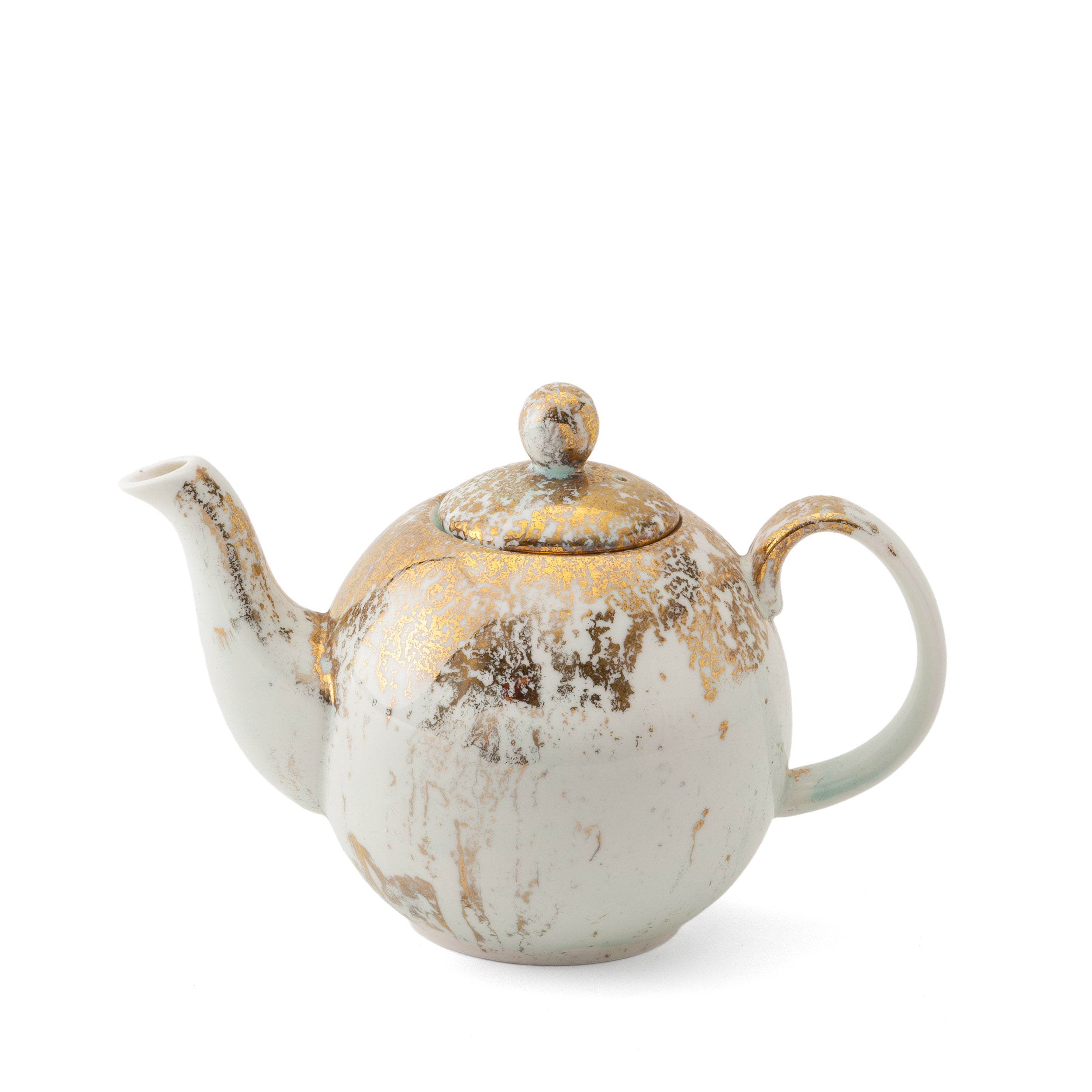 Golden Ash Mint Teapot