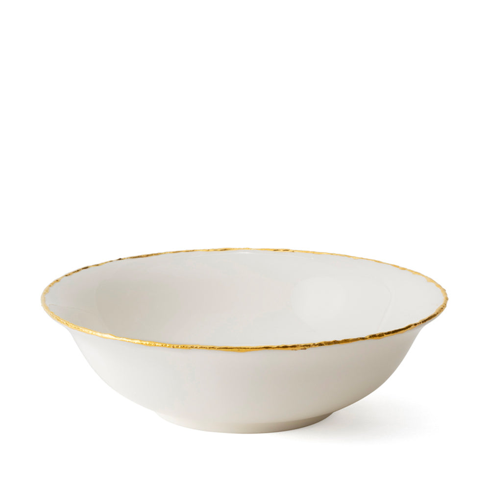 Insalatiera Golden Ash White