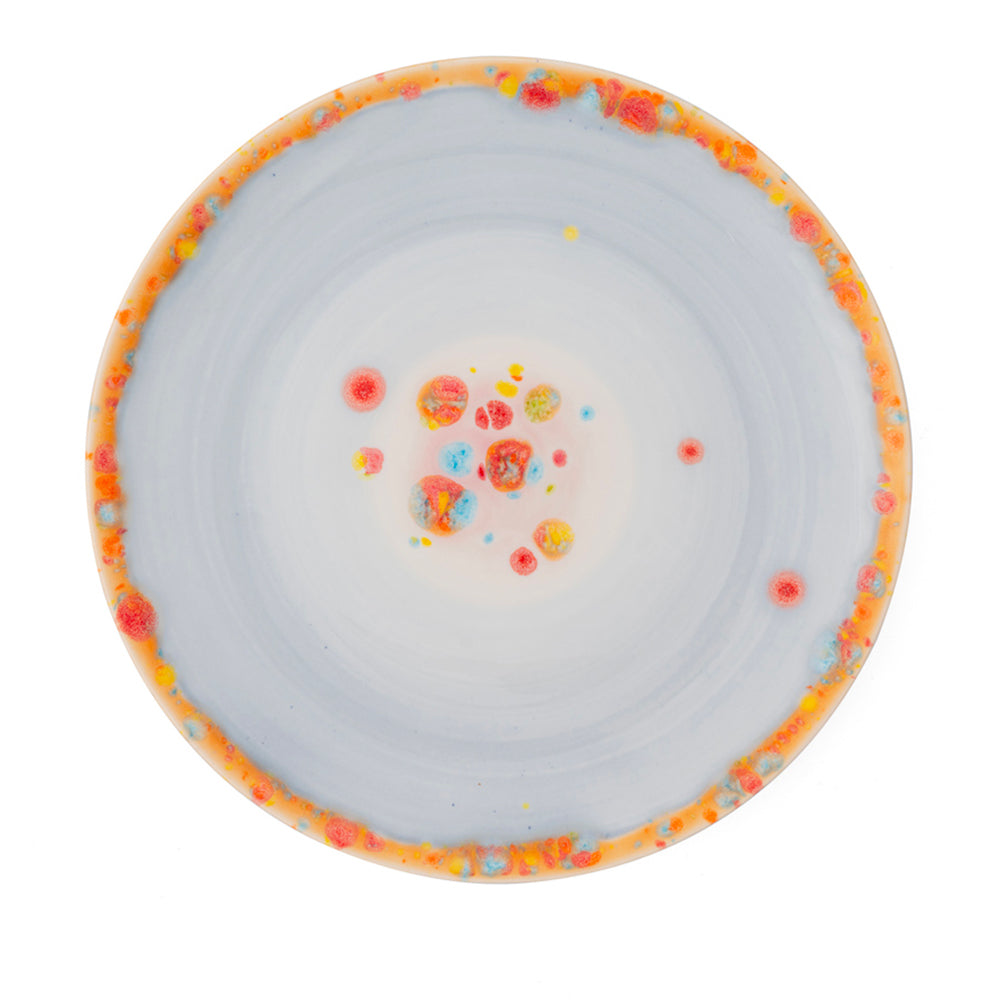 Piatto piano Murrine Gray