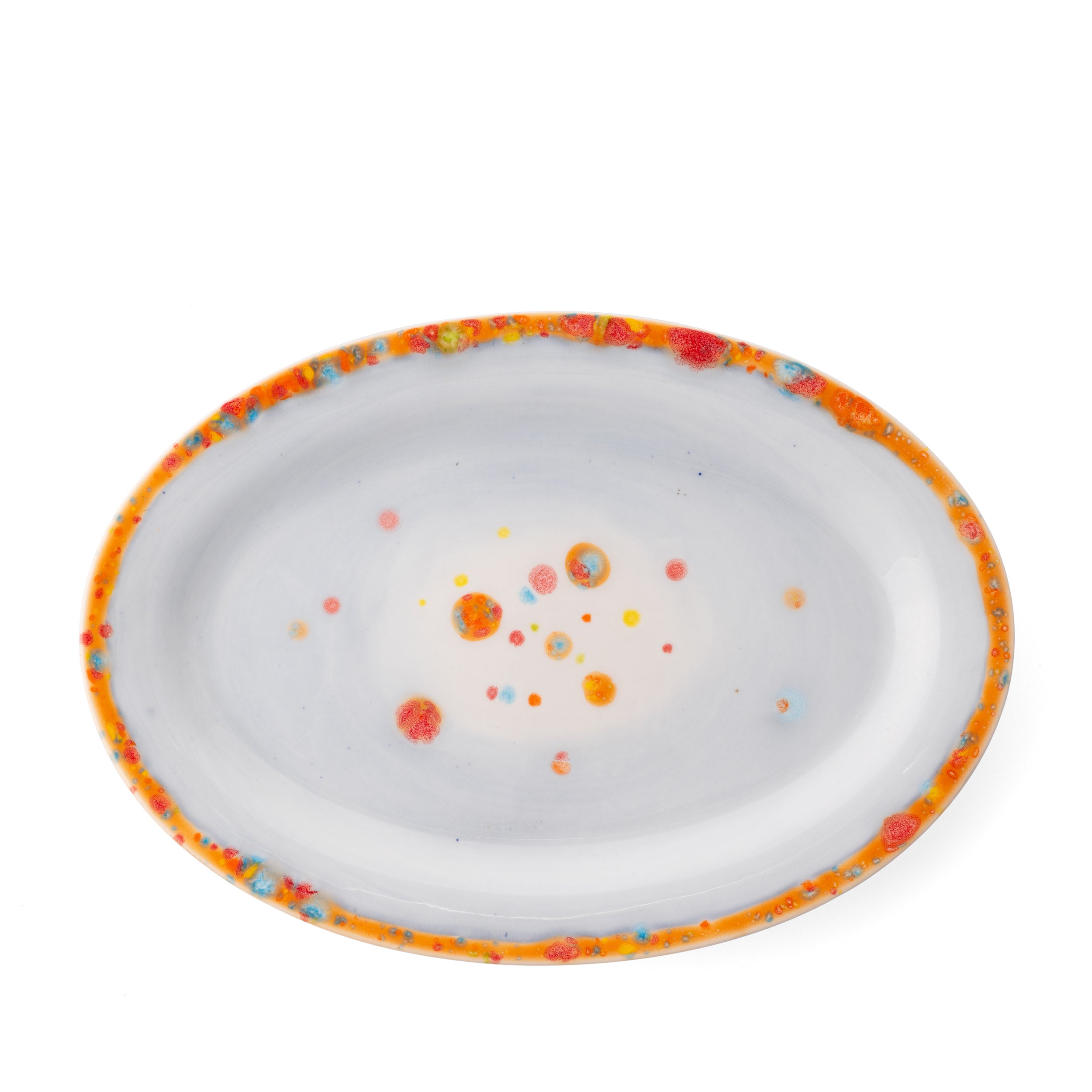 Piatto da portata ovale Murrine Yellow