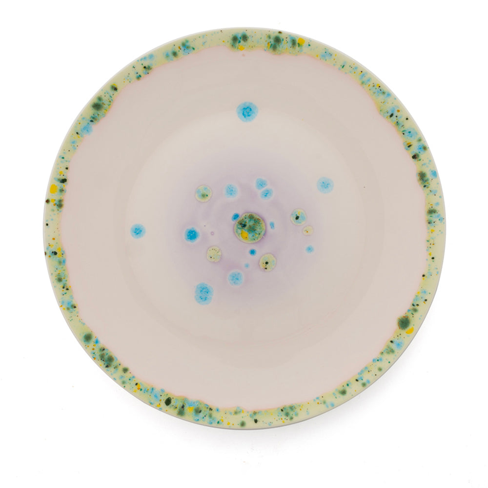 Piatto piano Murrine Lilac