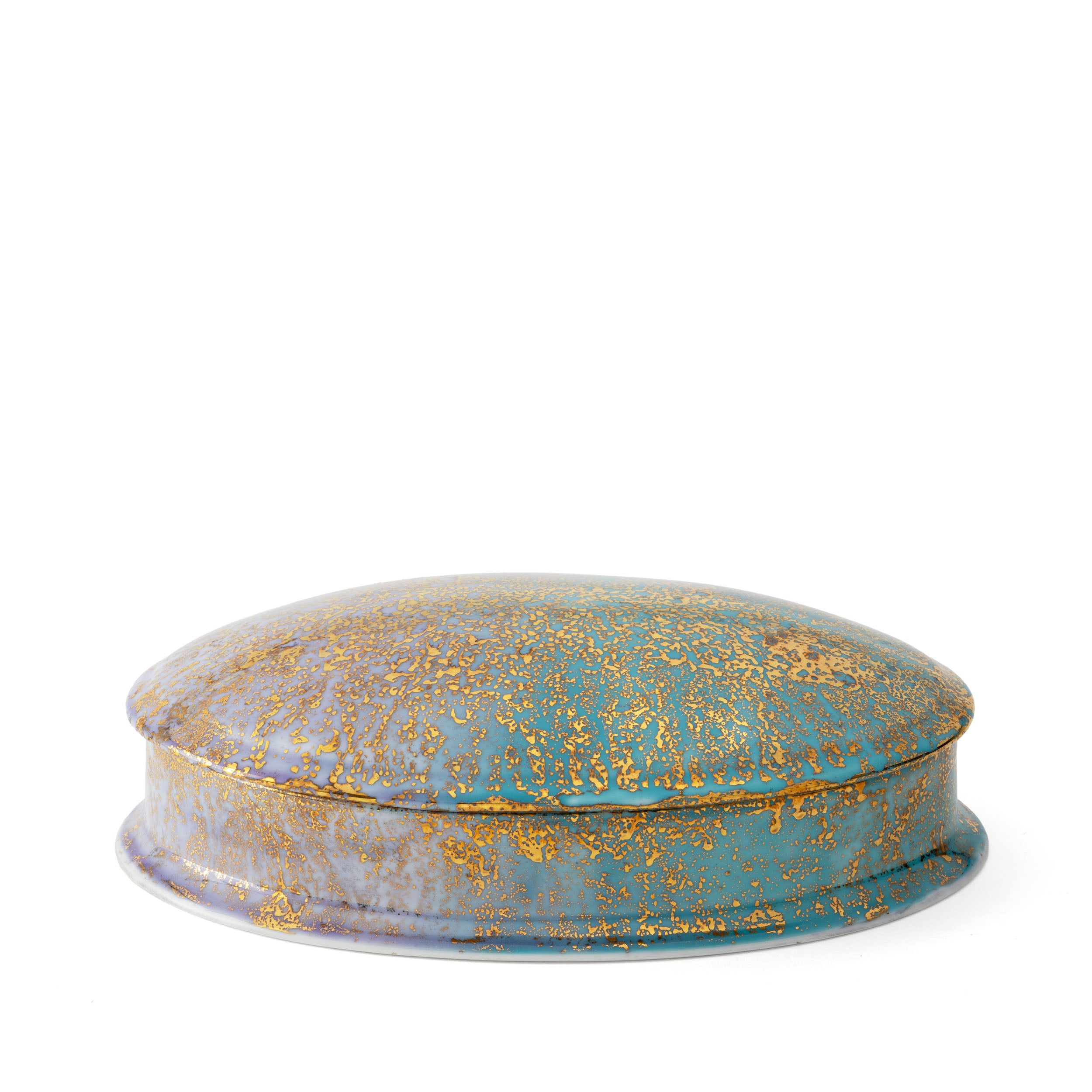 Artemis Purple Blue Oval Box
