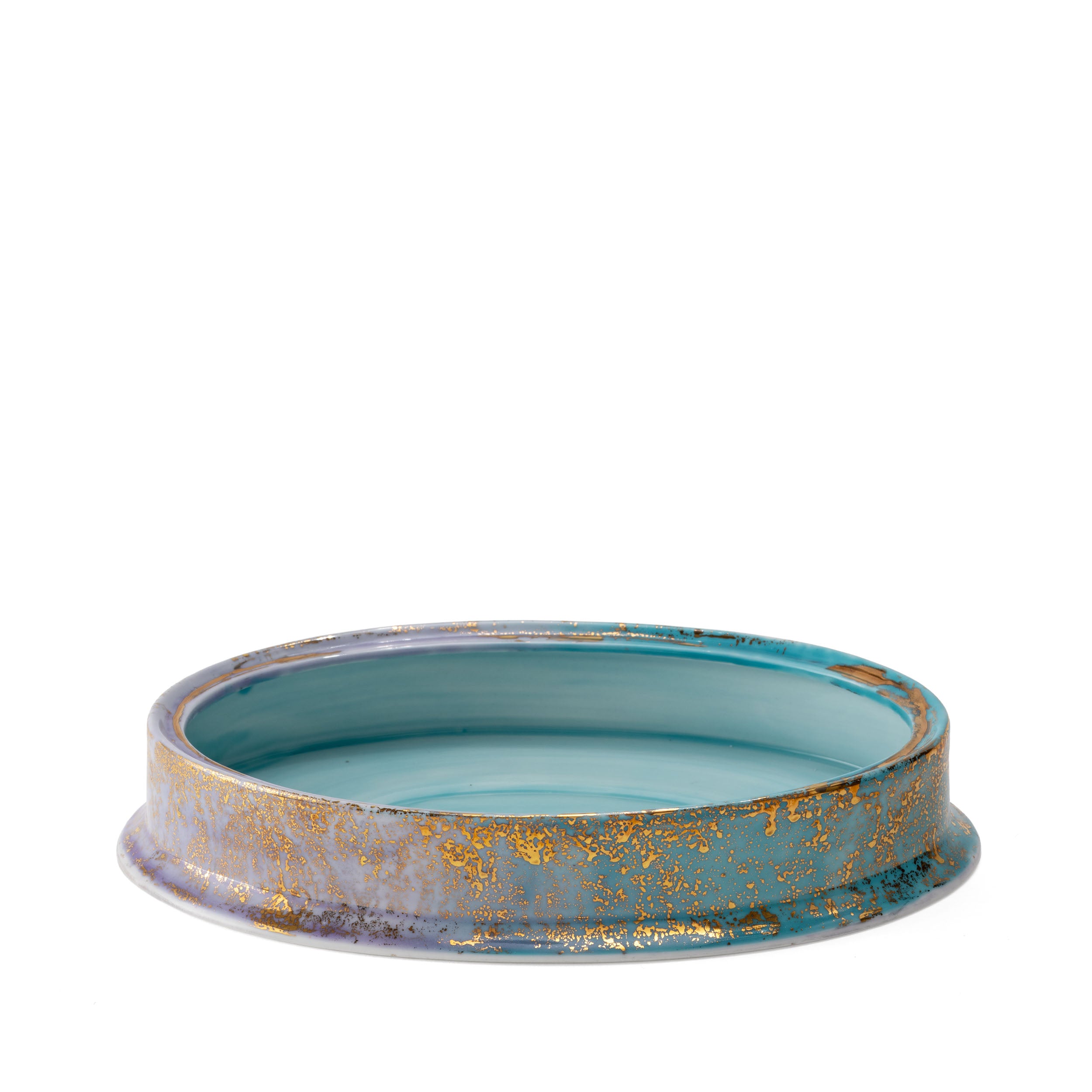 Artemis Purple Blue Oval Box