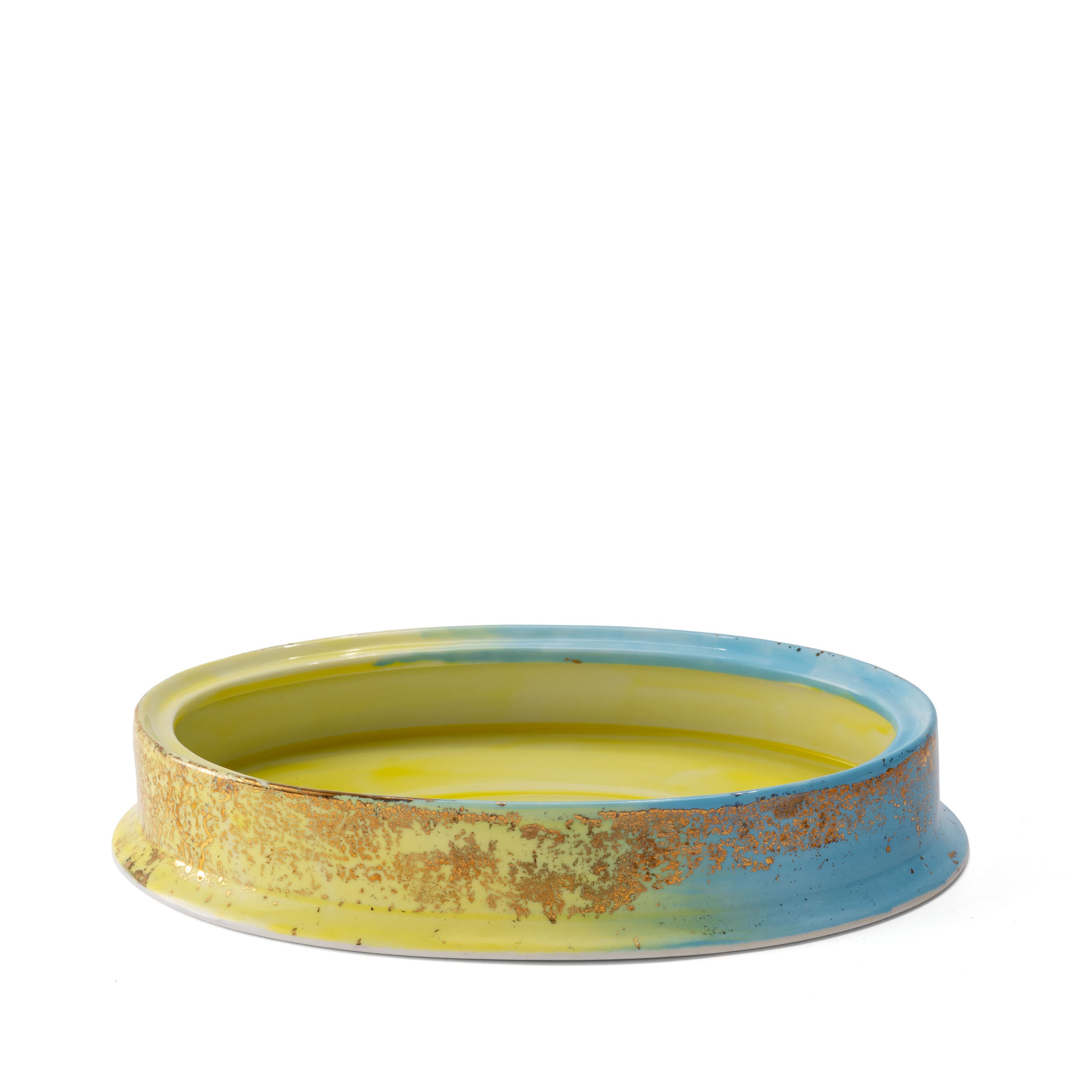 Artemis Yellow Blue Oval Box