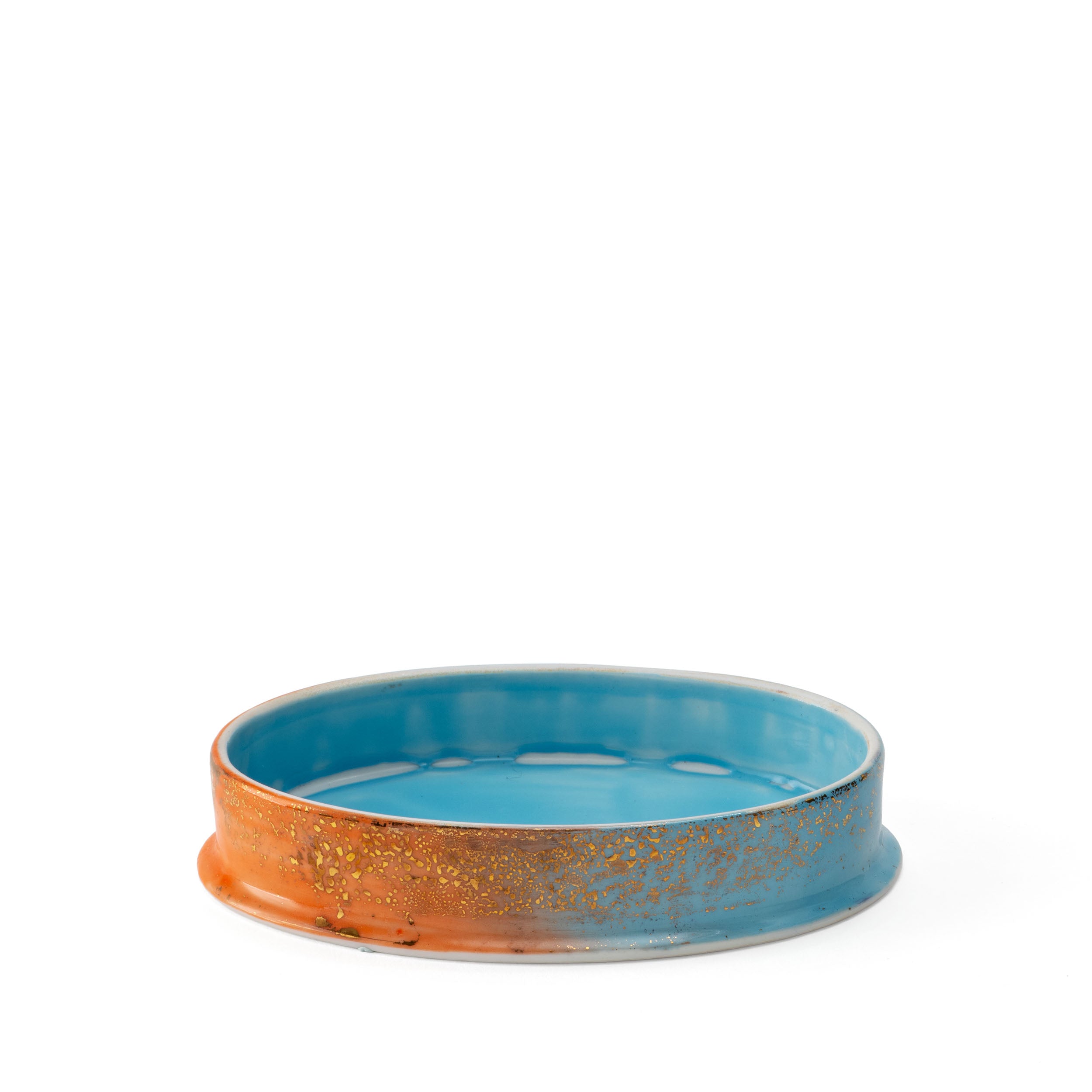 Artemis Orange Blue Small Oval Box