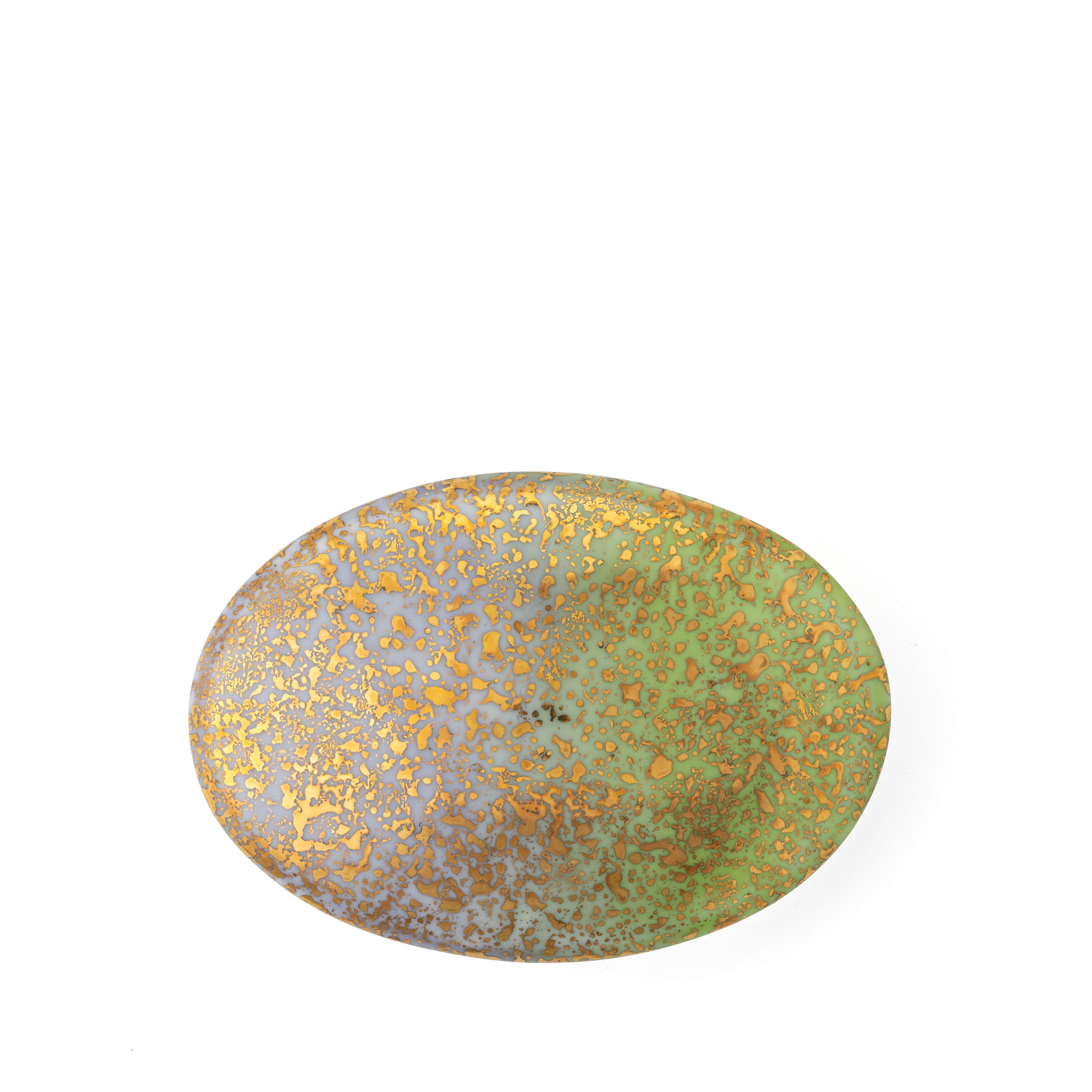 Artemis Purple Green Small Oval Box