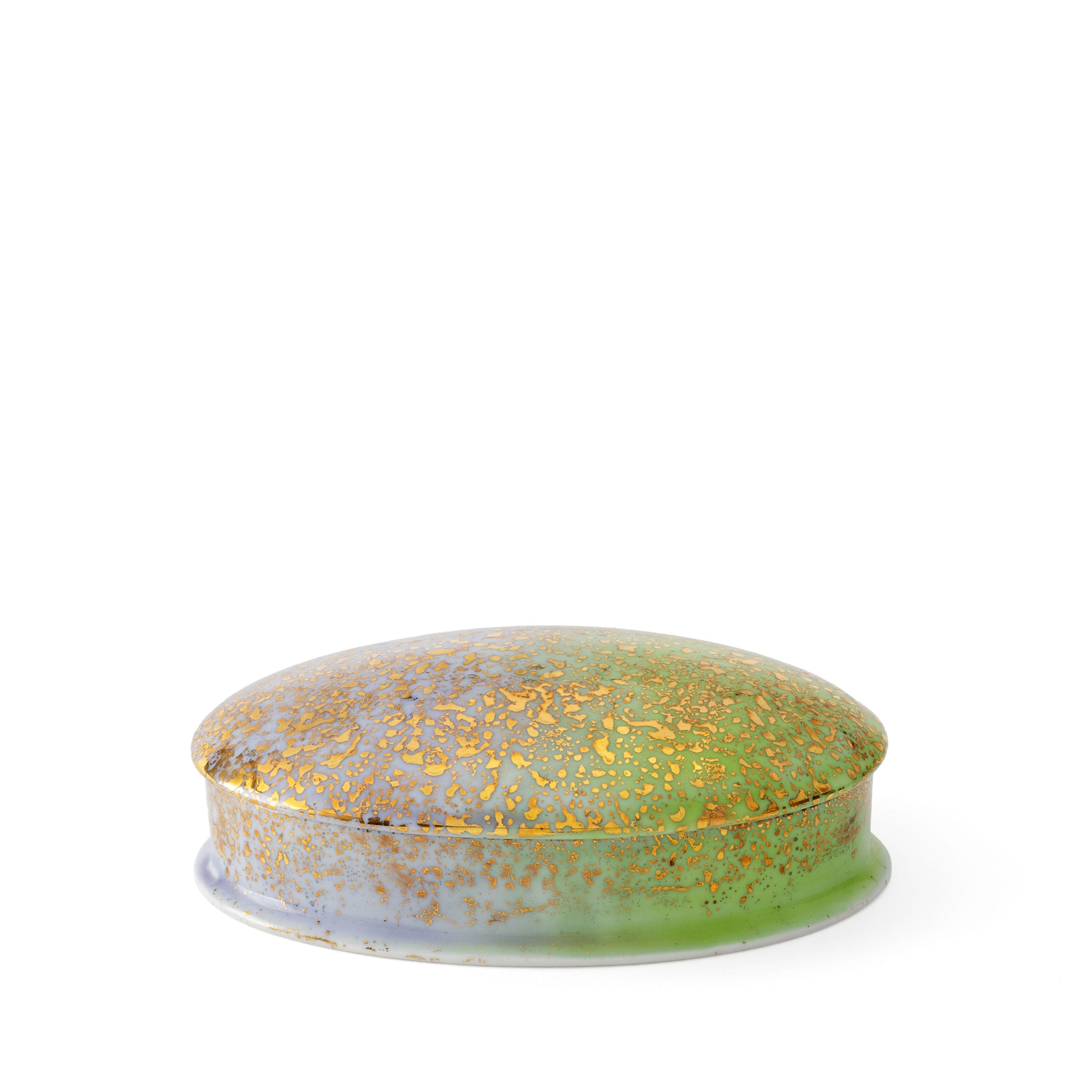 Artemis Purple Green Small Oval Box
