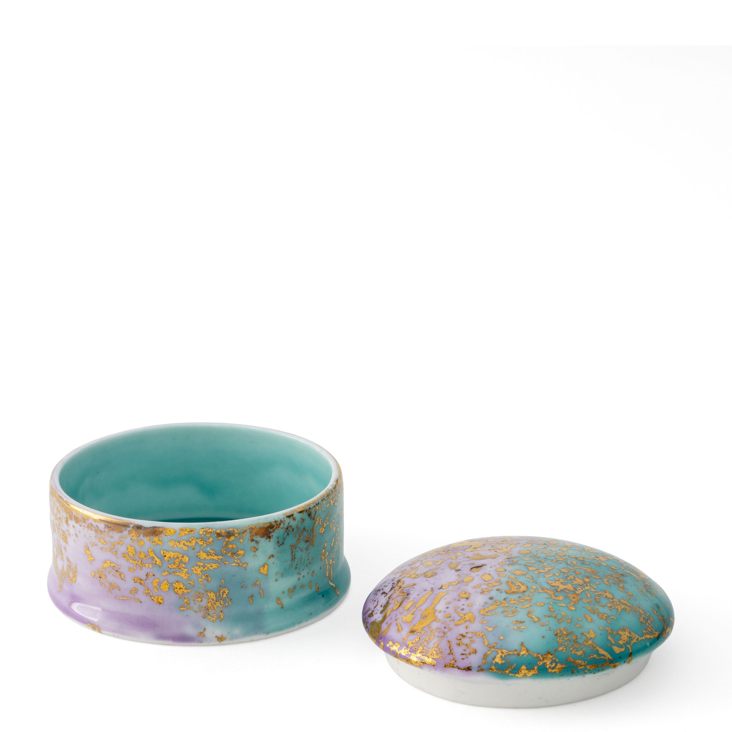 Artemis Purple Blue Round Box