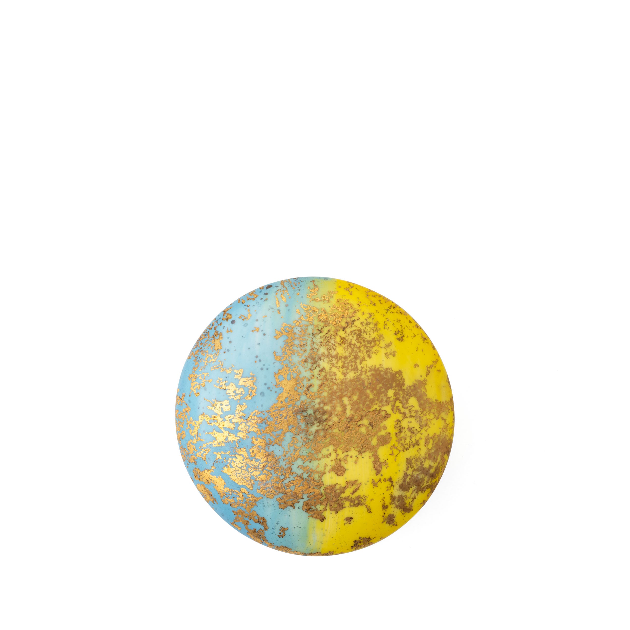 Artemis Yellow Blue Round Box