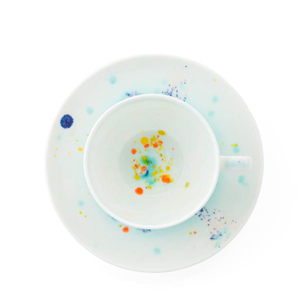 Seabed Blue Teacup & Saucer