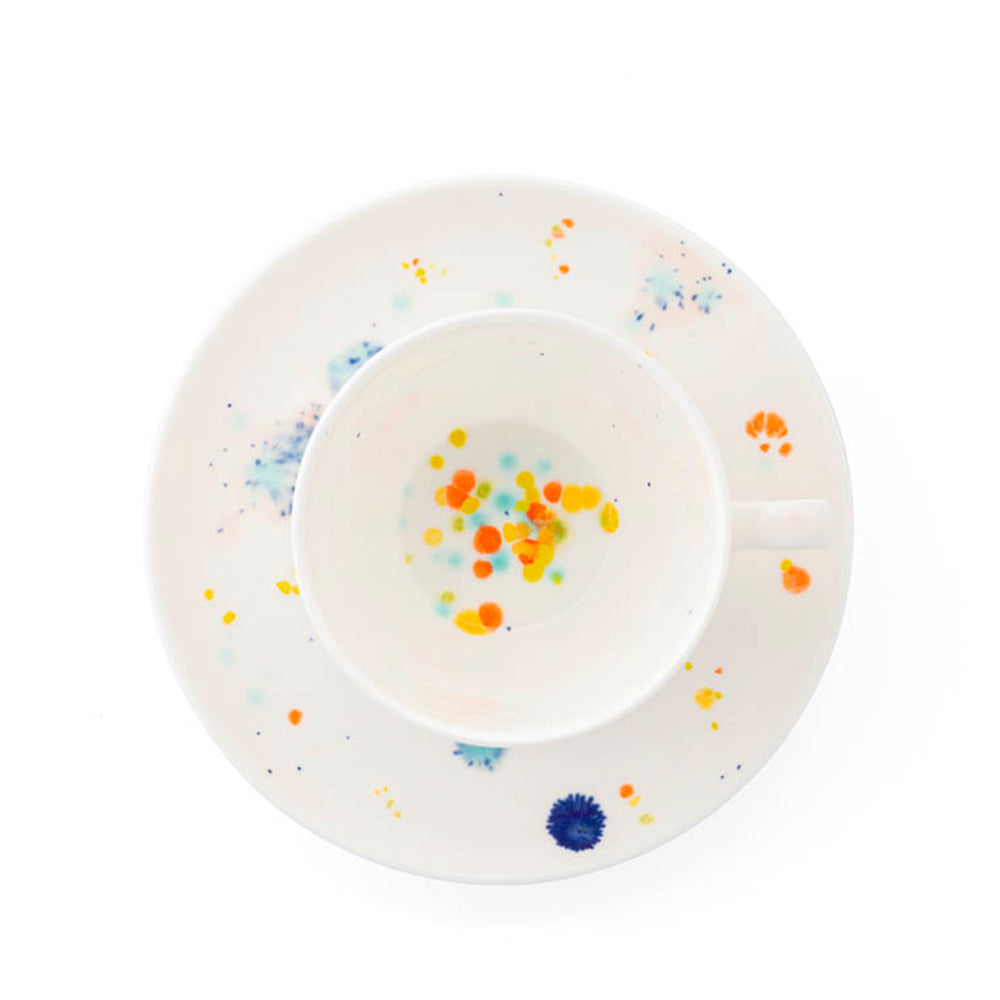 Tazza da tè Seabed White