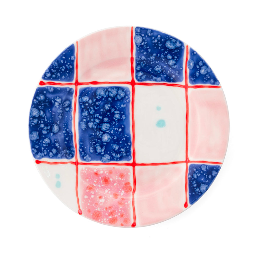 Tartan Dessert Rim Plate