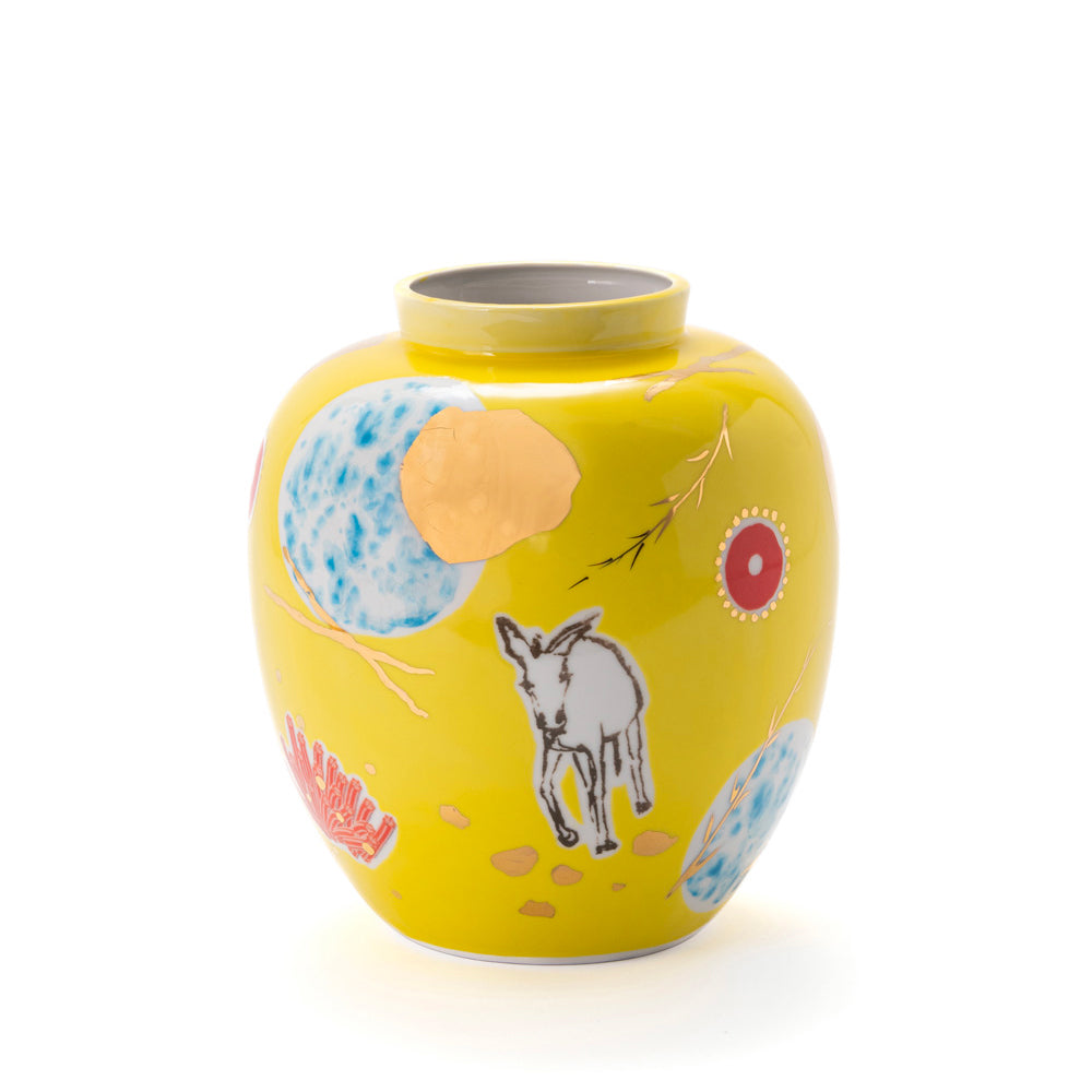 Coral Song Vase Yellow