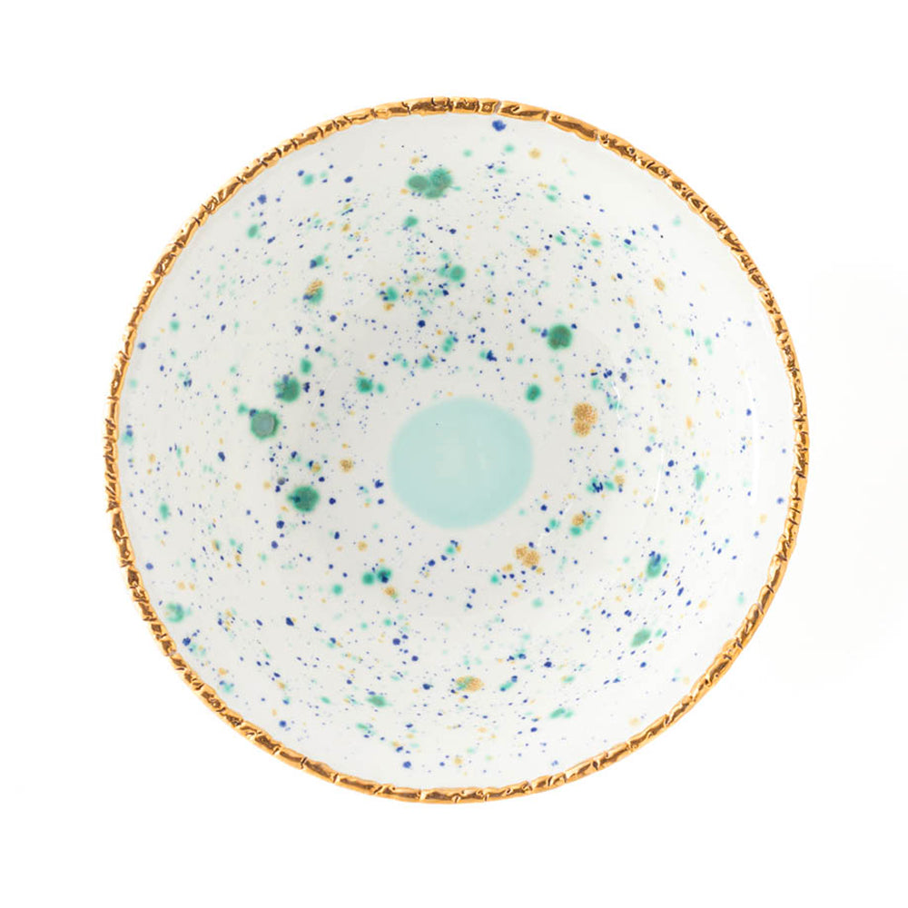 Blue Marble Salad Bowl
