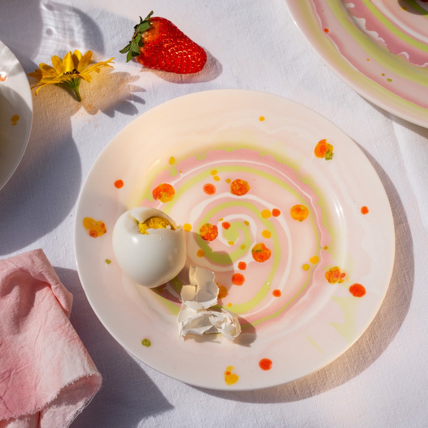 Spring Bread Rim Plate