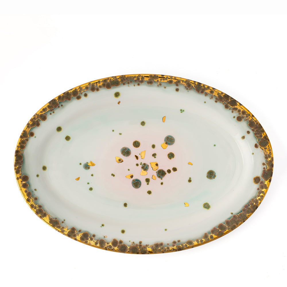 Michelangelo Oval Rim Platter