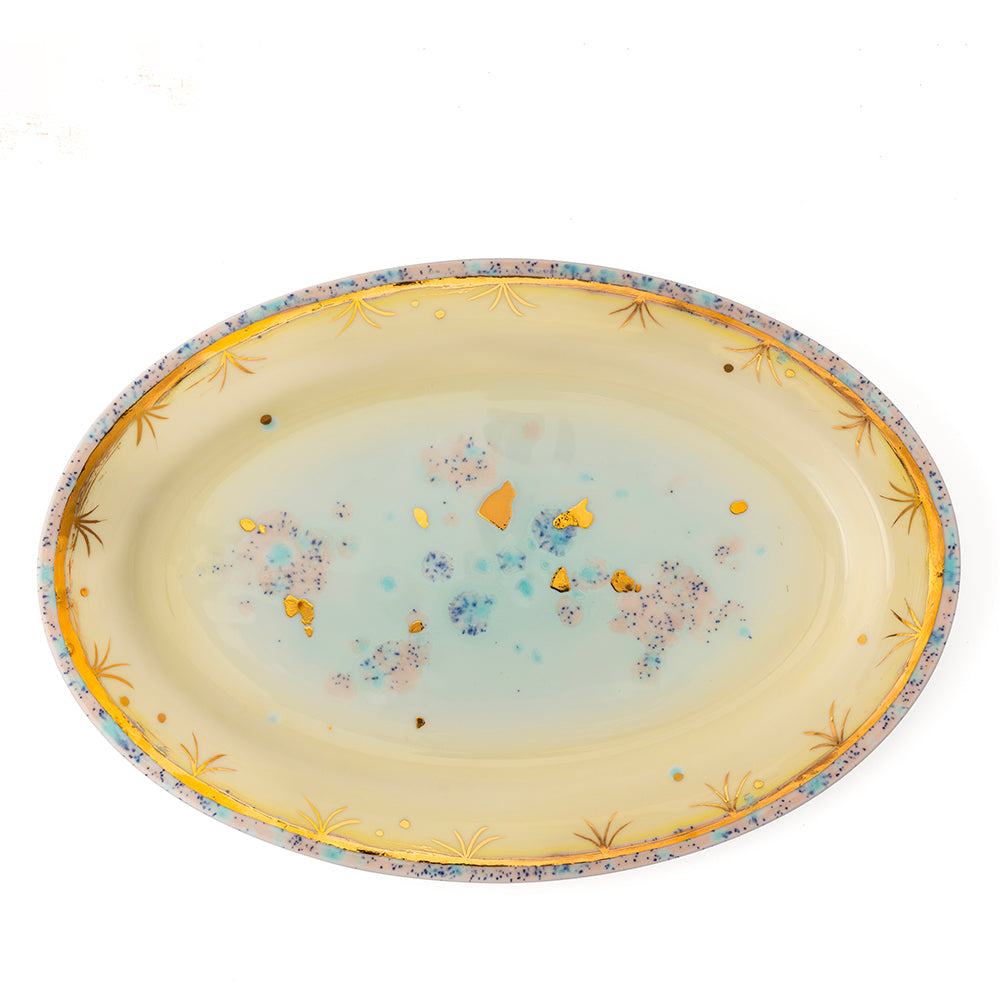 Paolina Oval Rim Platter
