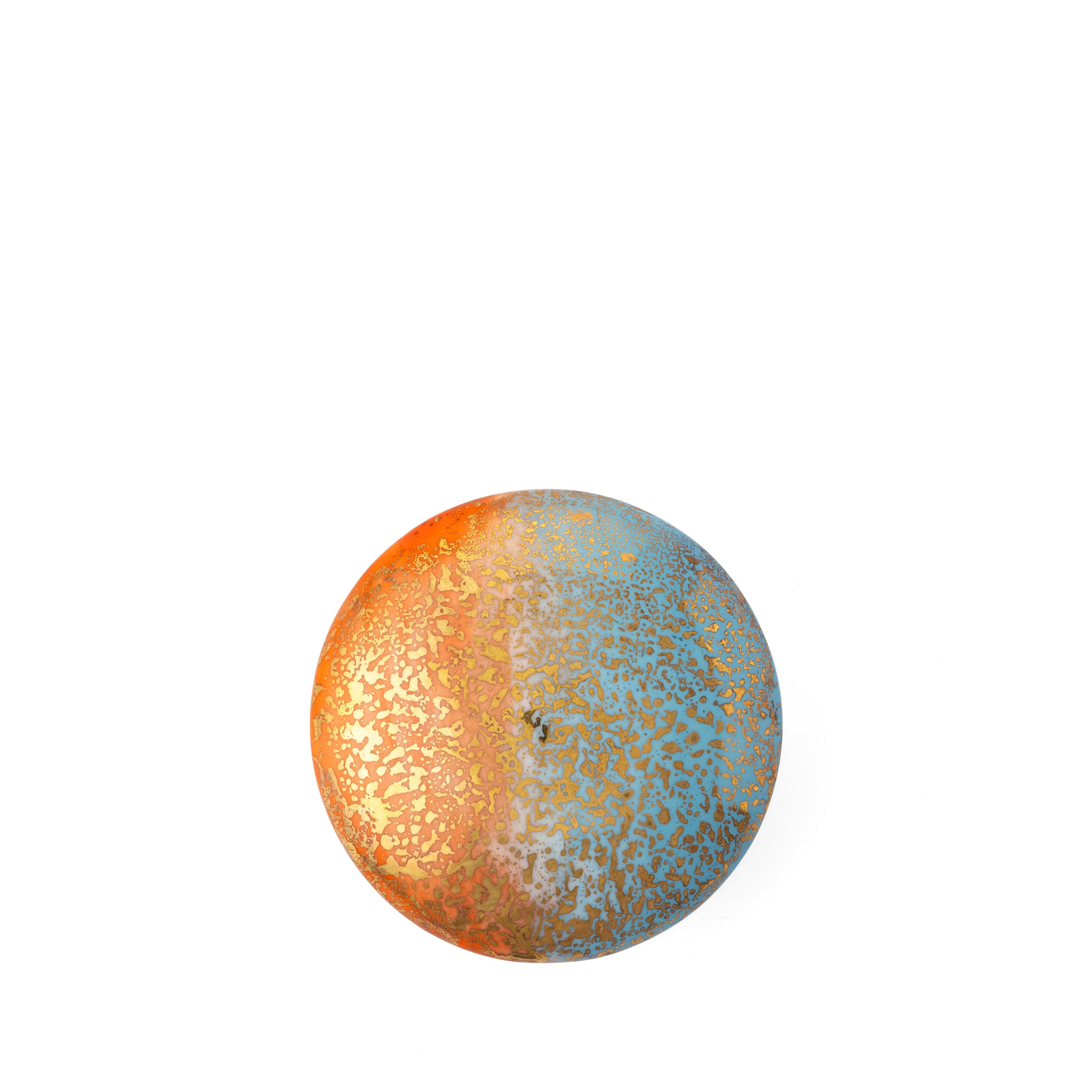 Artemis Orange Blue Round Box