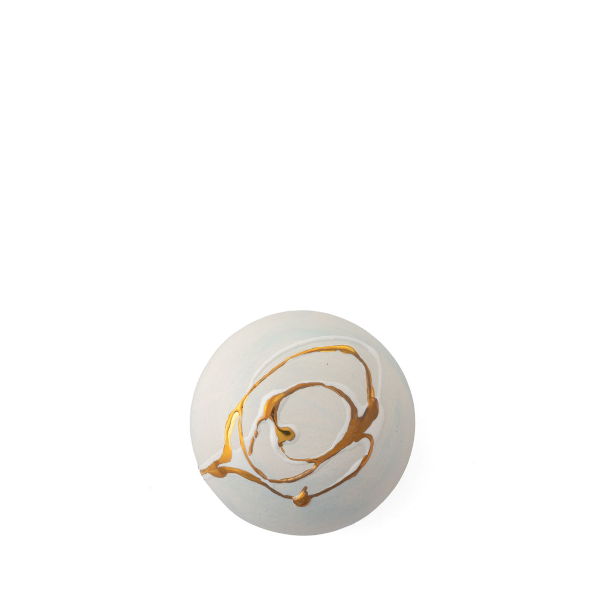Ceramic White Small Round Box