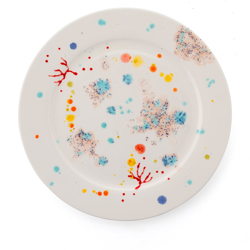 Sottopiatto Seabed White