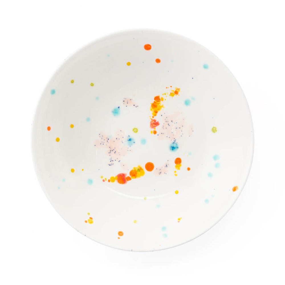 Piatto fondo Seabed White