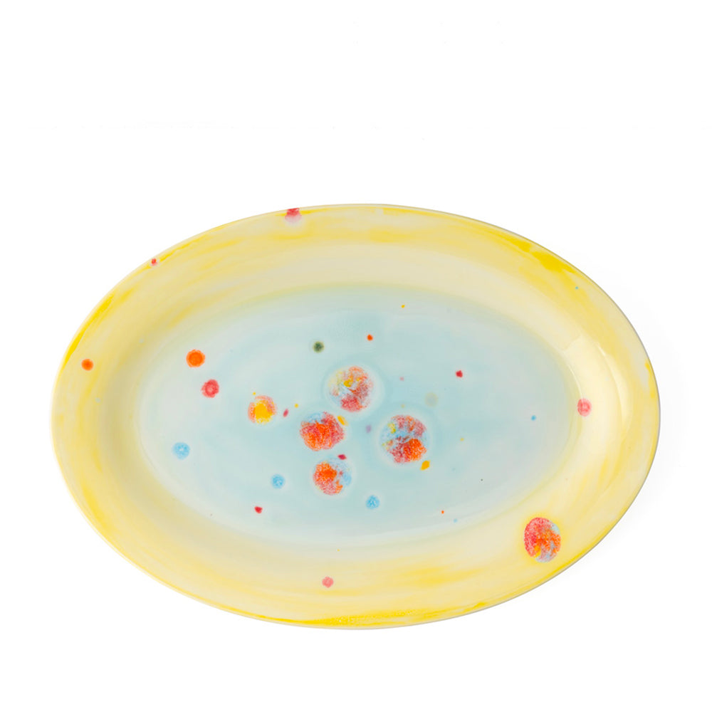 Summer Oval Rim Platter