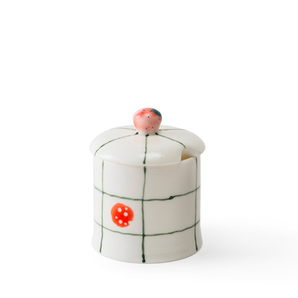 The Net Green Pot With Lid
