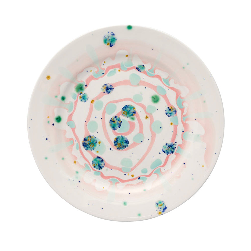 Winter Dessert Rim Plate
