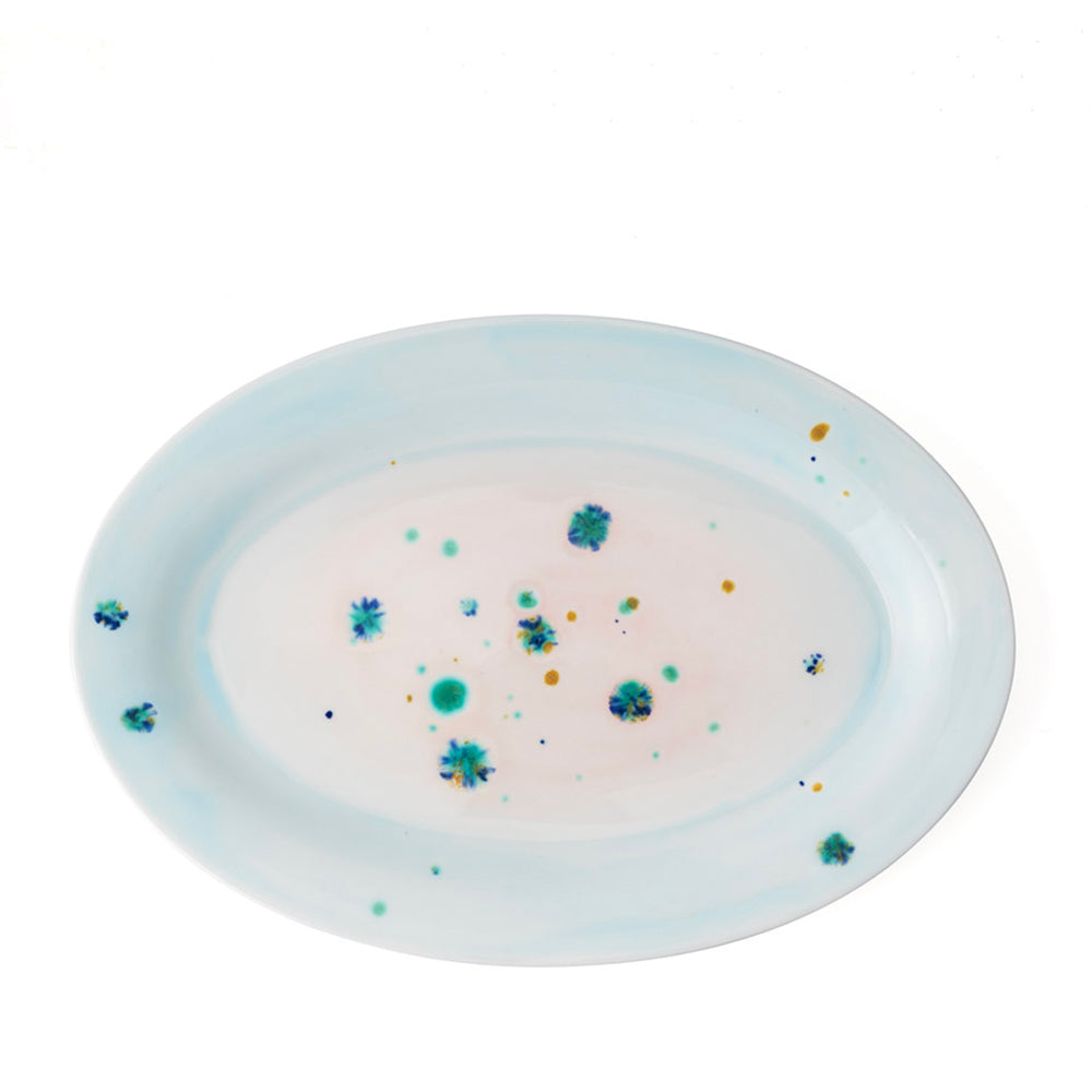 Winter Oval Rim Platter