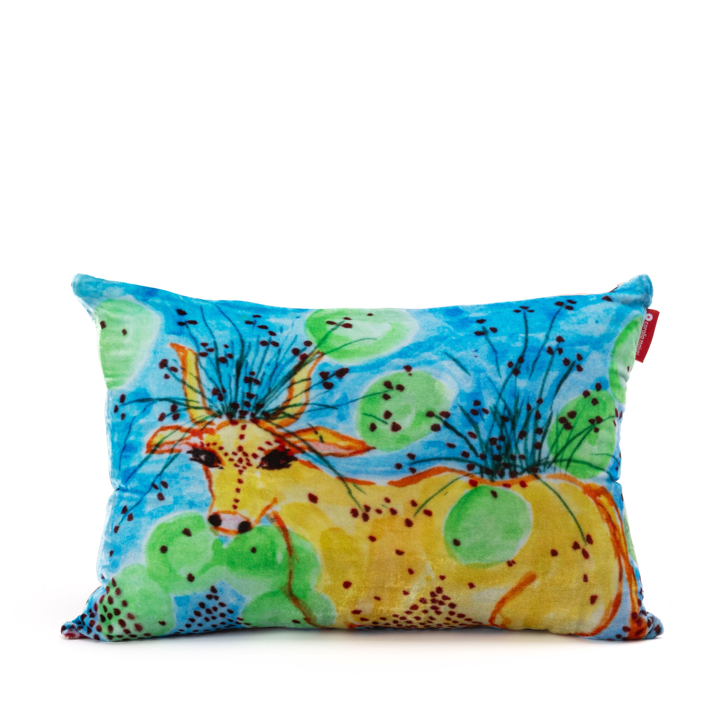Yellow Cow Cushion