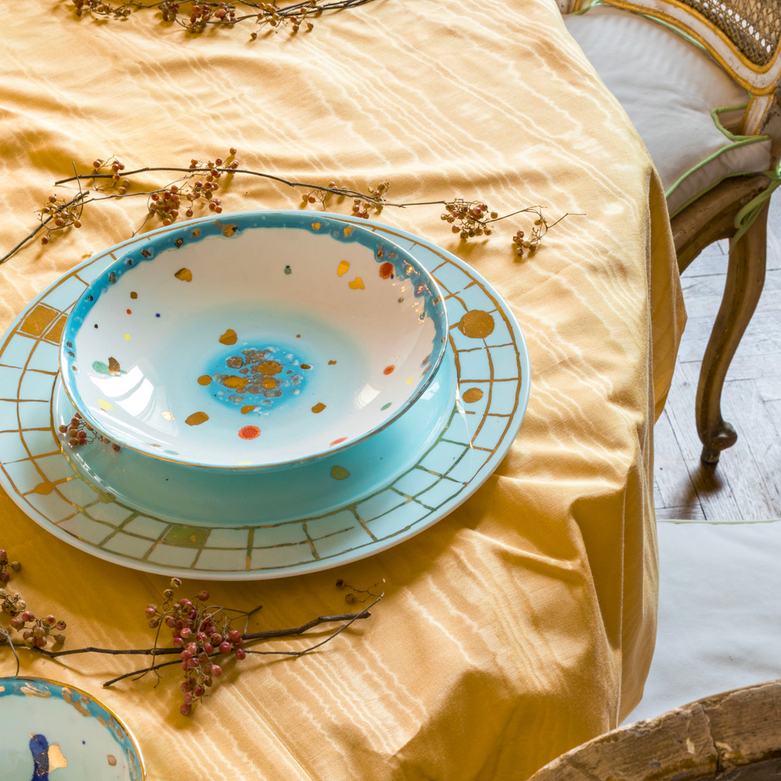 Crystal Soup Coupe Plate