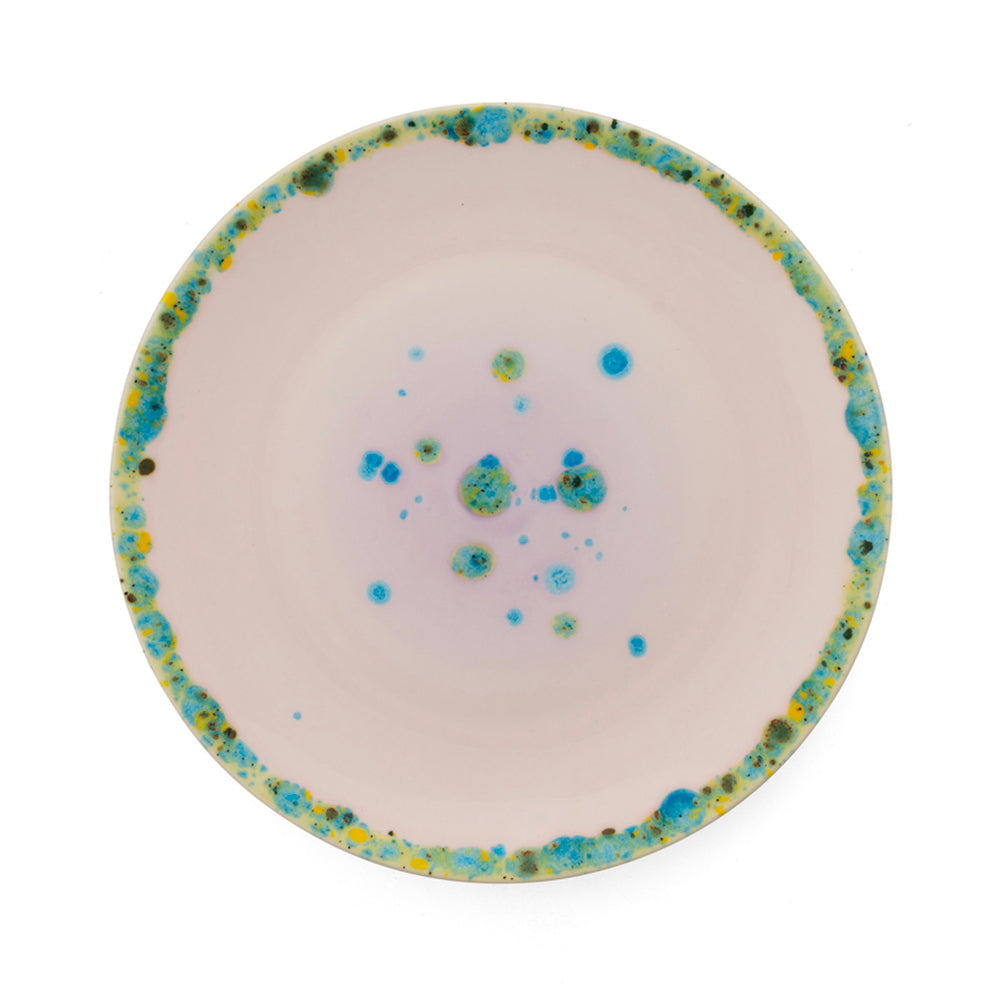 Murrine Lilac Dessert Coupe Plate